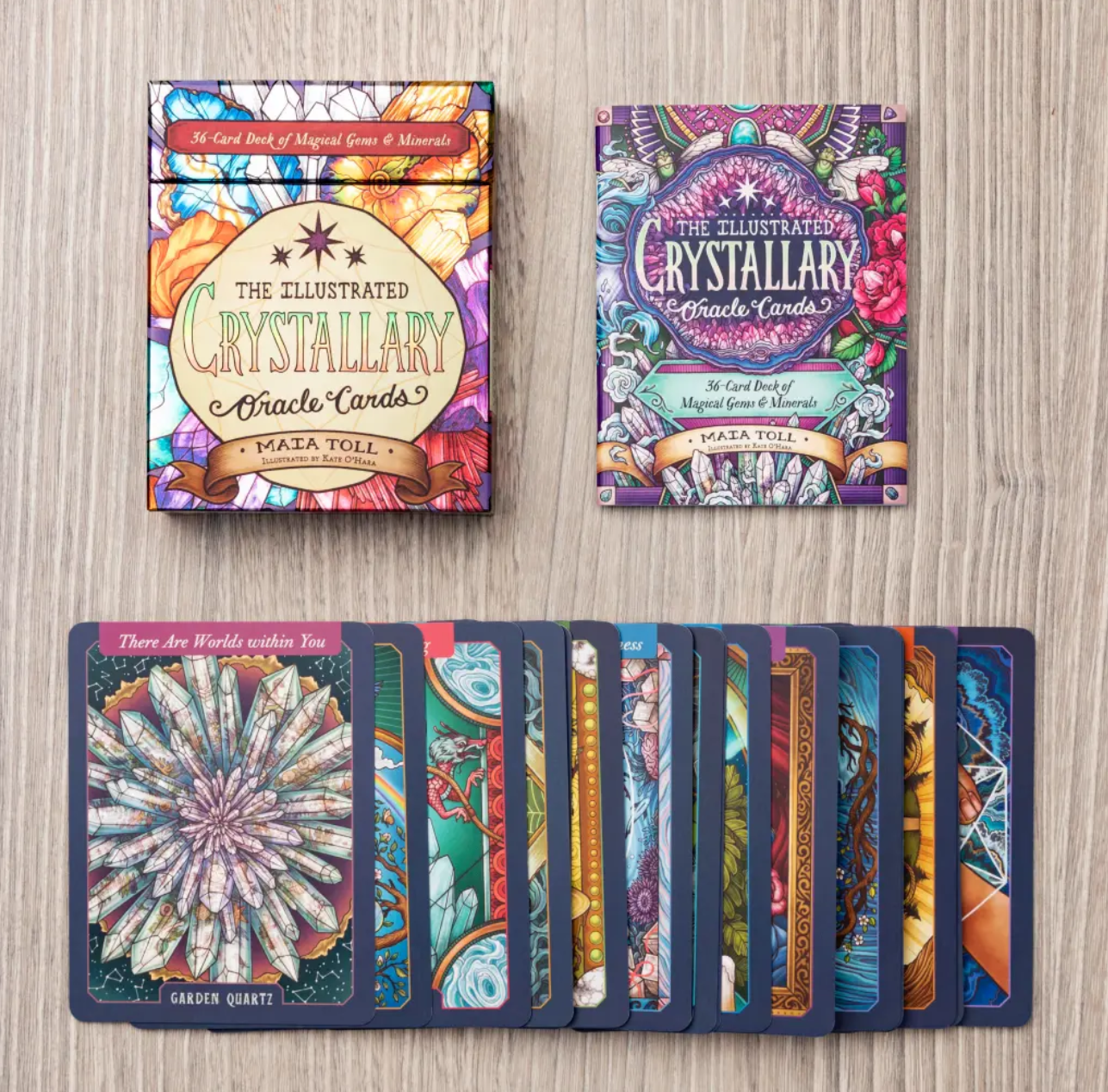•THE ILLUSTRATED CRYSTALLARY• oracle deck