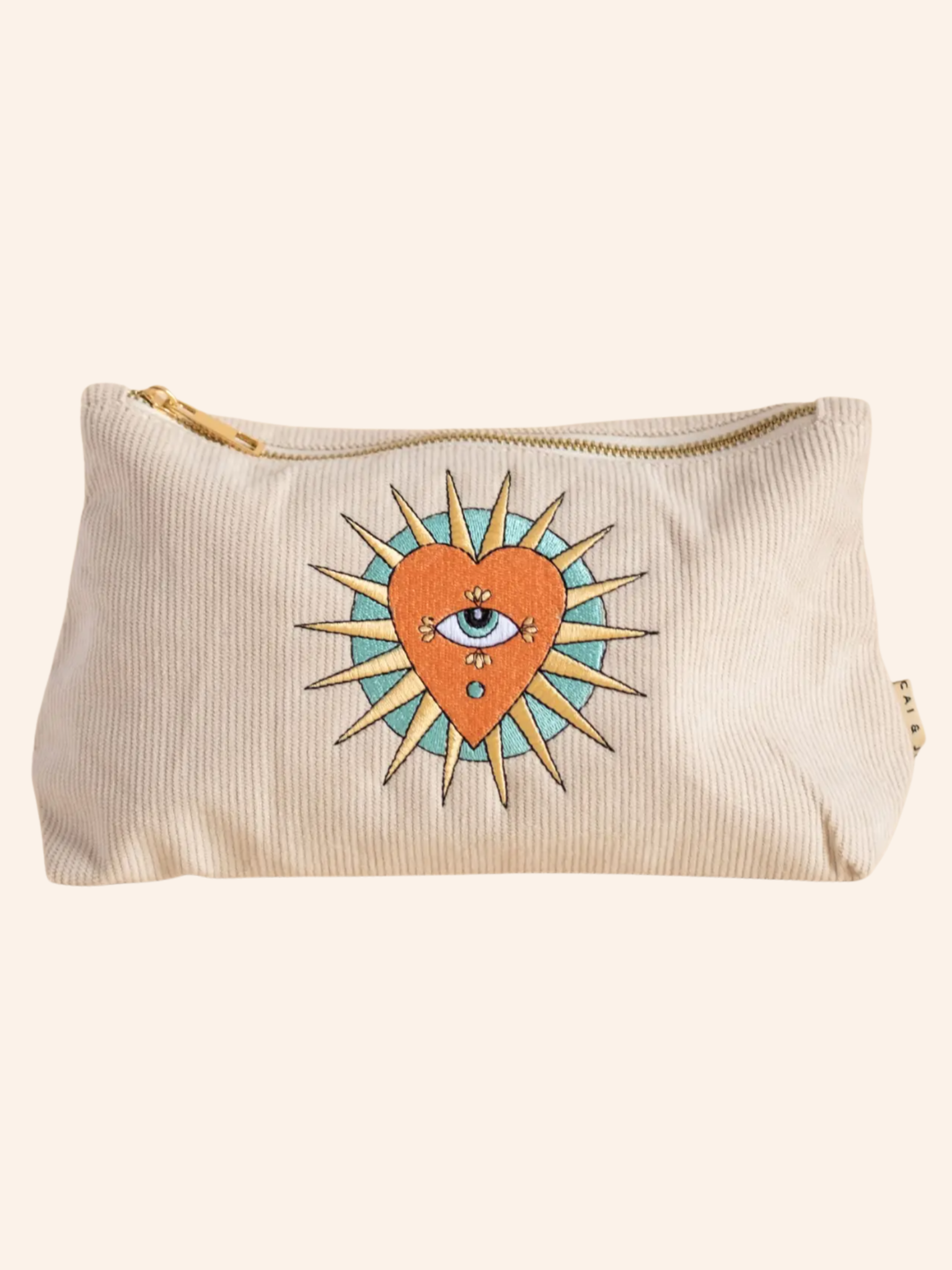 •MILAGRO HEART SUN• corduroy pouch