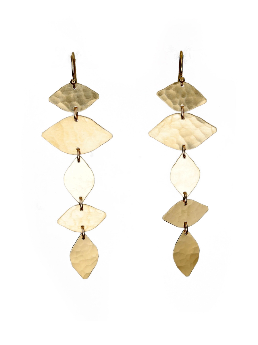 •ARIA• gold dangle earrings