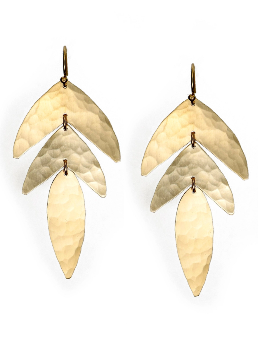 •PALMA• gold dangle earrings