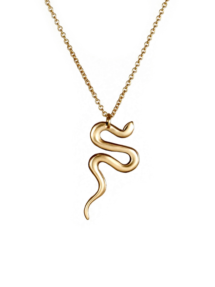 •SAKA• gold necklace (18" long)