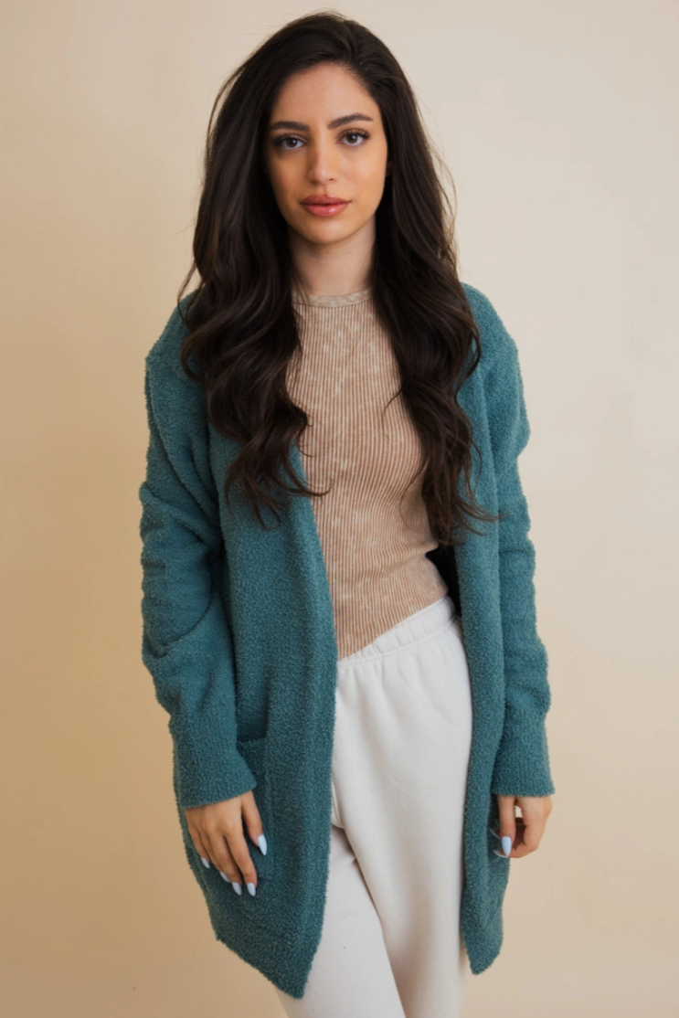 •AGNES• soft boucle cardigan