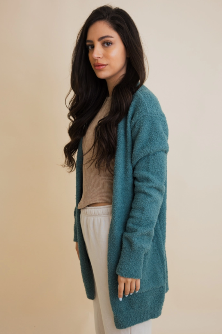 •AGNES• soft boucle cardigan