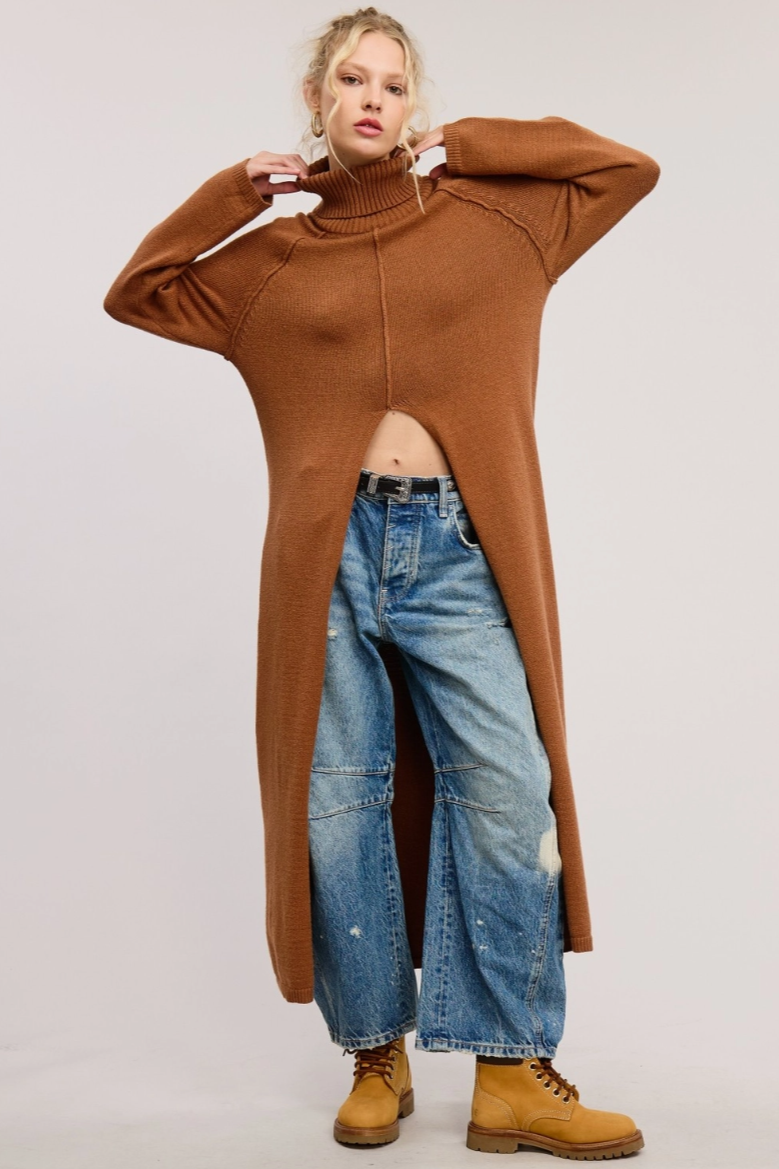 •GWEN• turtleneck sweater tunic