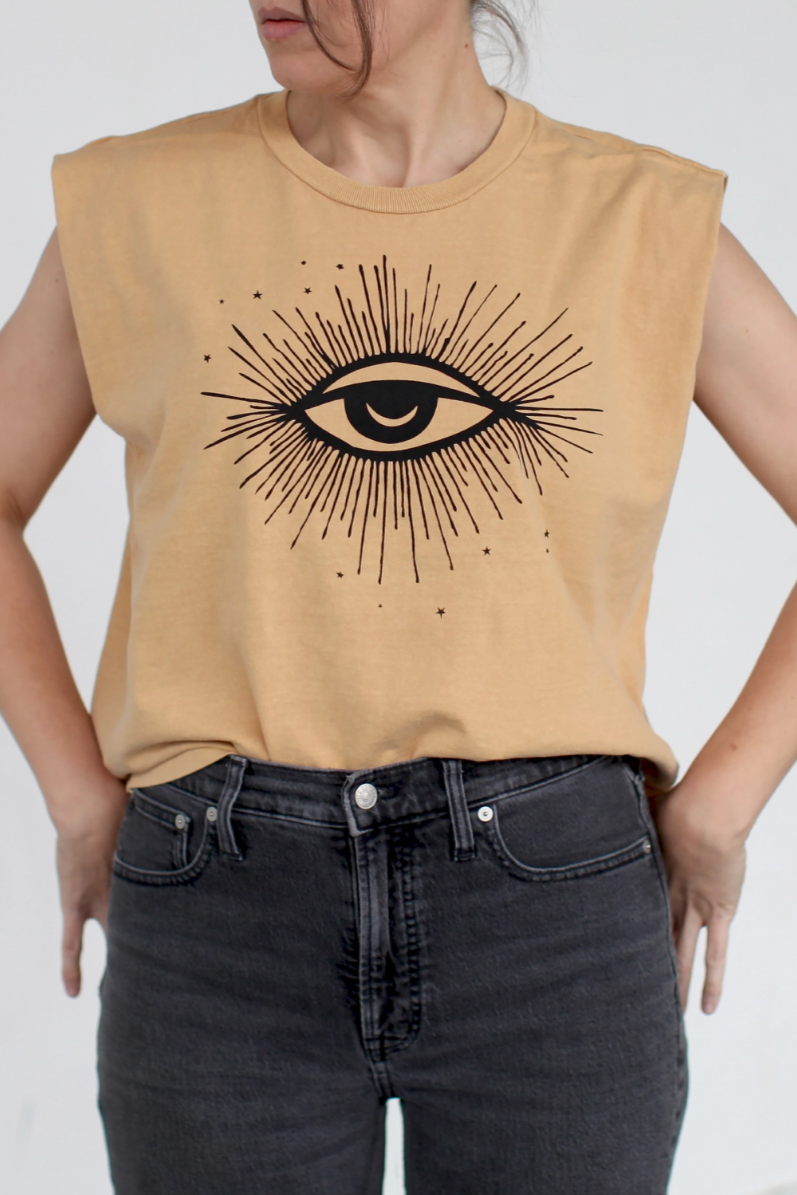 •HEX• heavyweight cotton muscle tee (USA)