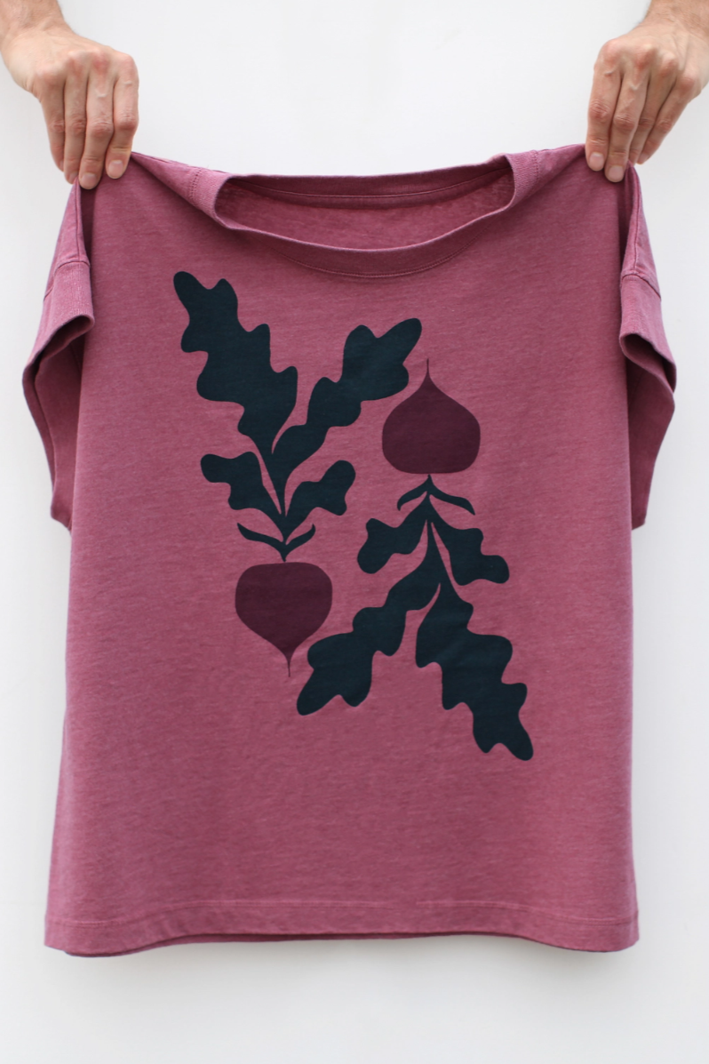 •BEETS• cotton blend boxy tee (USA)