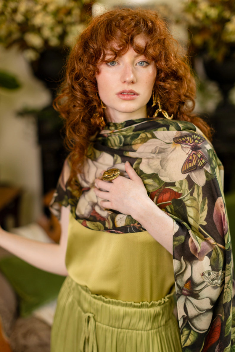 •FLEUR DE LUNE• bamboo scarf