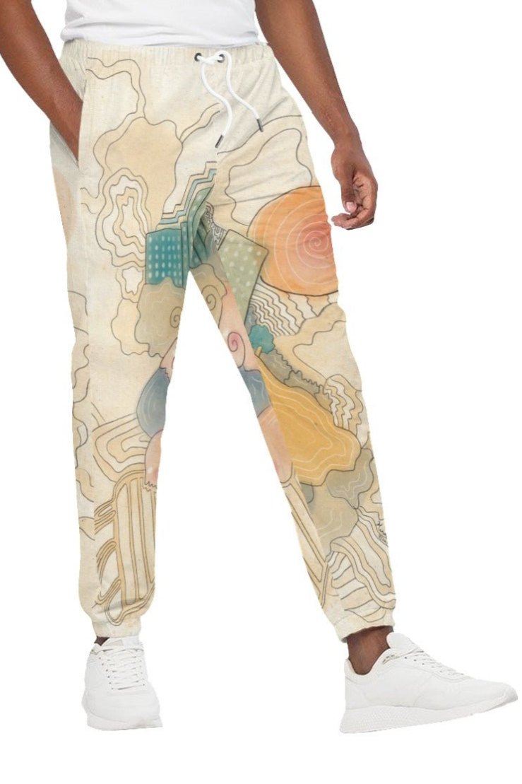•AS ABOVE, SO BELOW• locally designed abstract unisex sweatpants