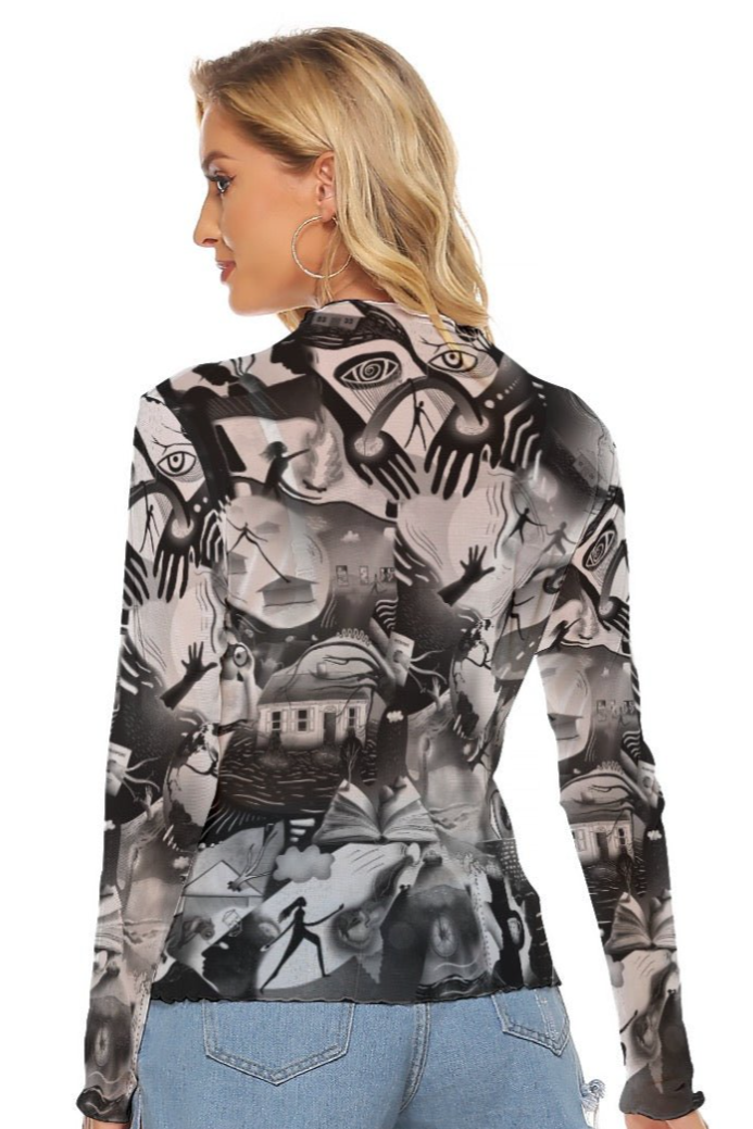 •STORY OF A STORM• locally designed abstract mesh top