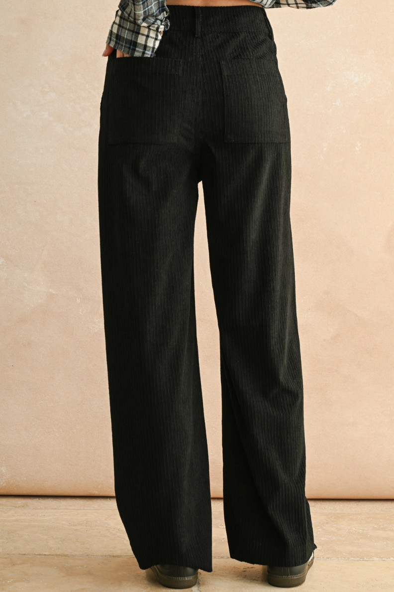 •CARSON• straight leg corduroy pants