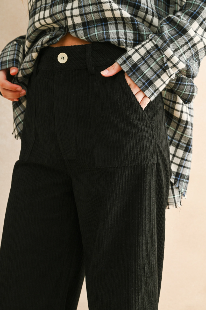 •CARSON• straight leg corduroy pants