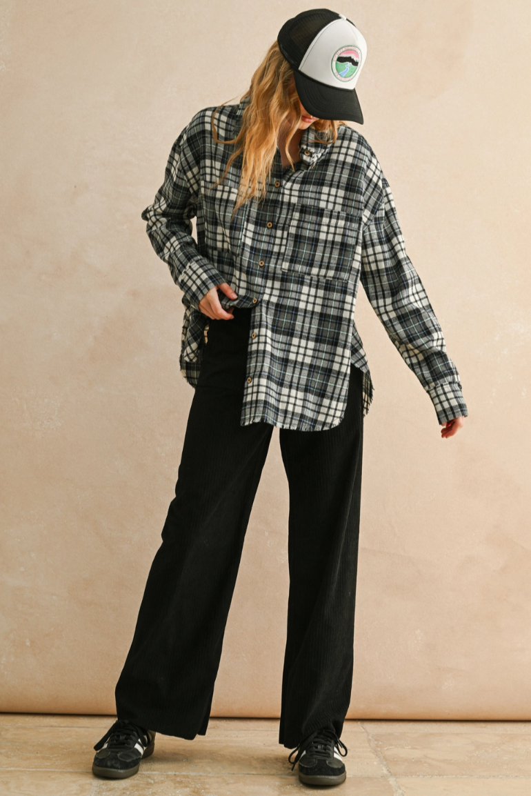 •CARSON• straight leg corduroy pants