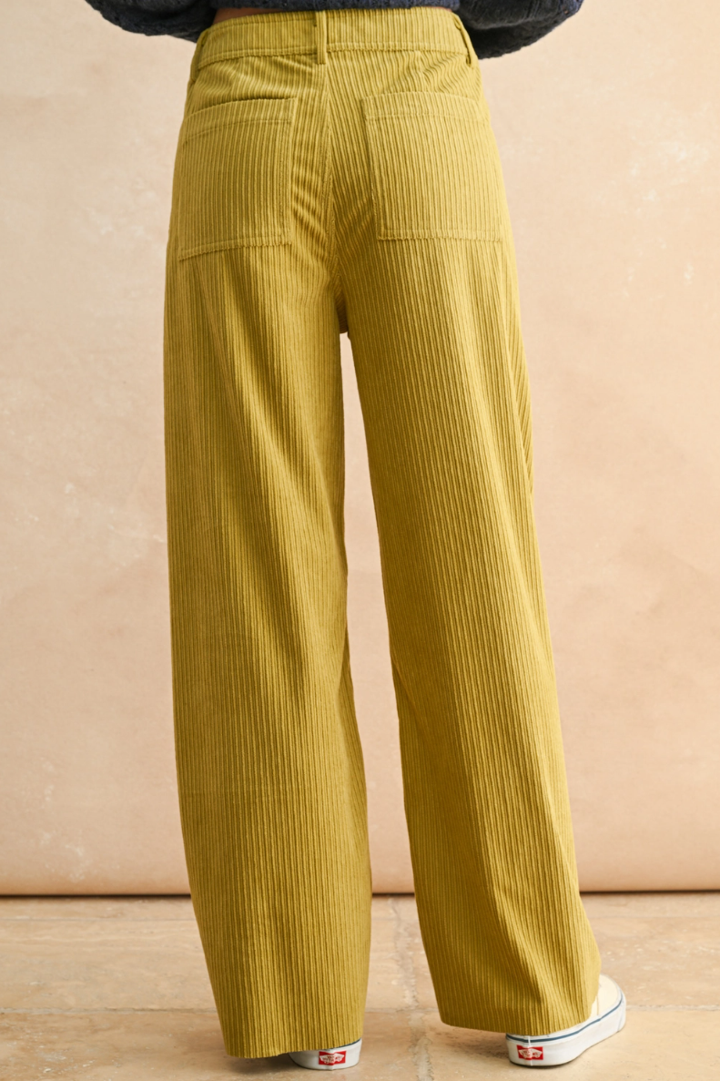 •CARSON• straight leg corduroy pants