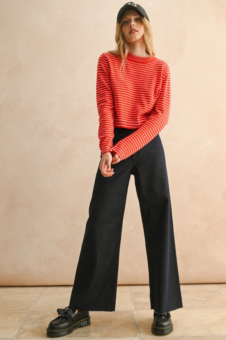 •MASON• straight wide leg denim pants