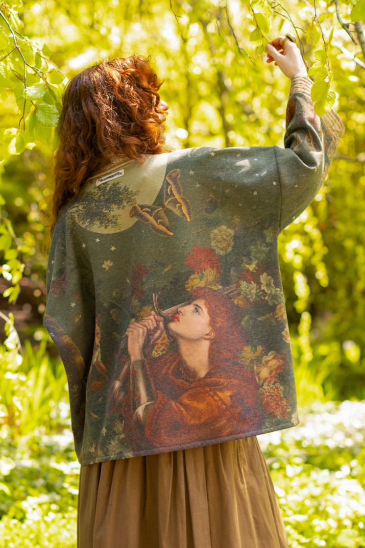 •THE MESSENGER• fleece lined cottage cardigan