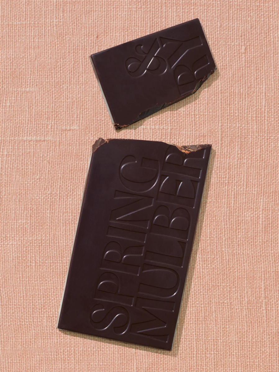 •BLOOD ORANGE• date-sweetened chocolate bar