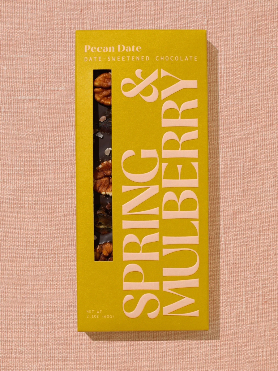 •PECAN DATE• date-sweetened chocolate bar
