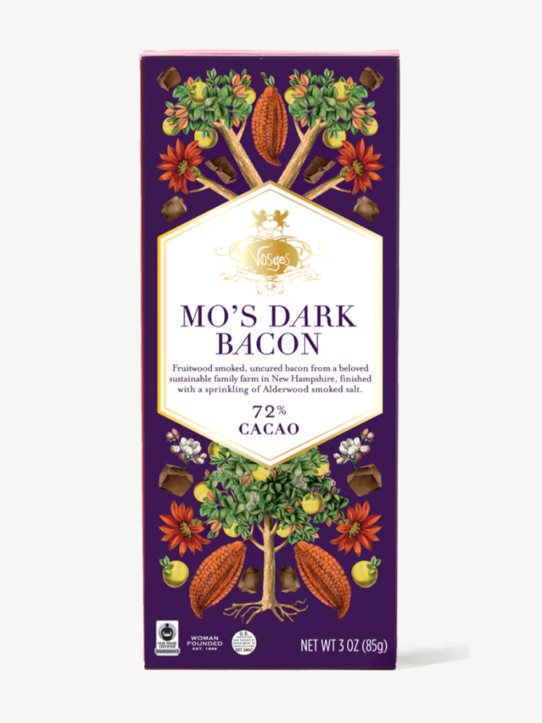 •MO'S BACON• dark chocolate bar