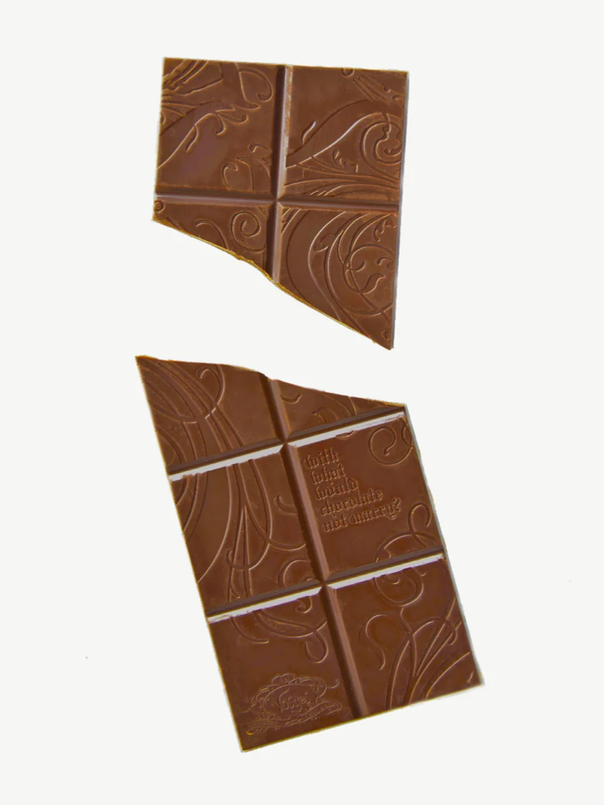 •TURMERIC GINGER• milk chocolate bar