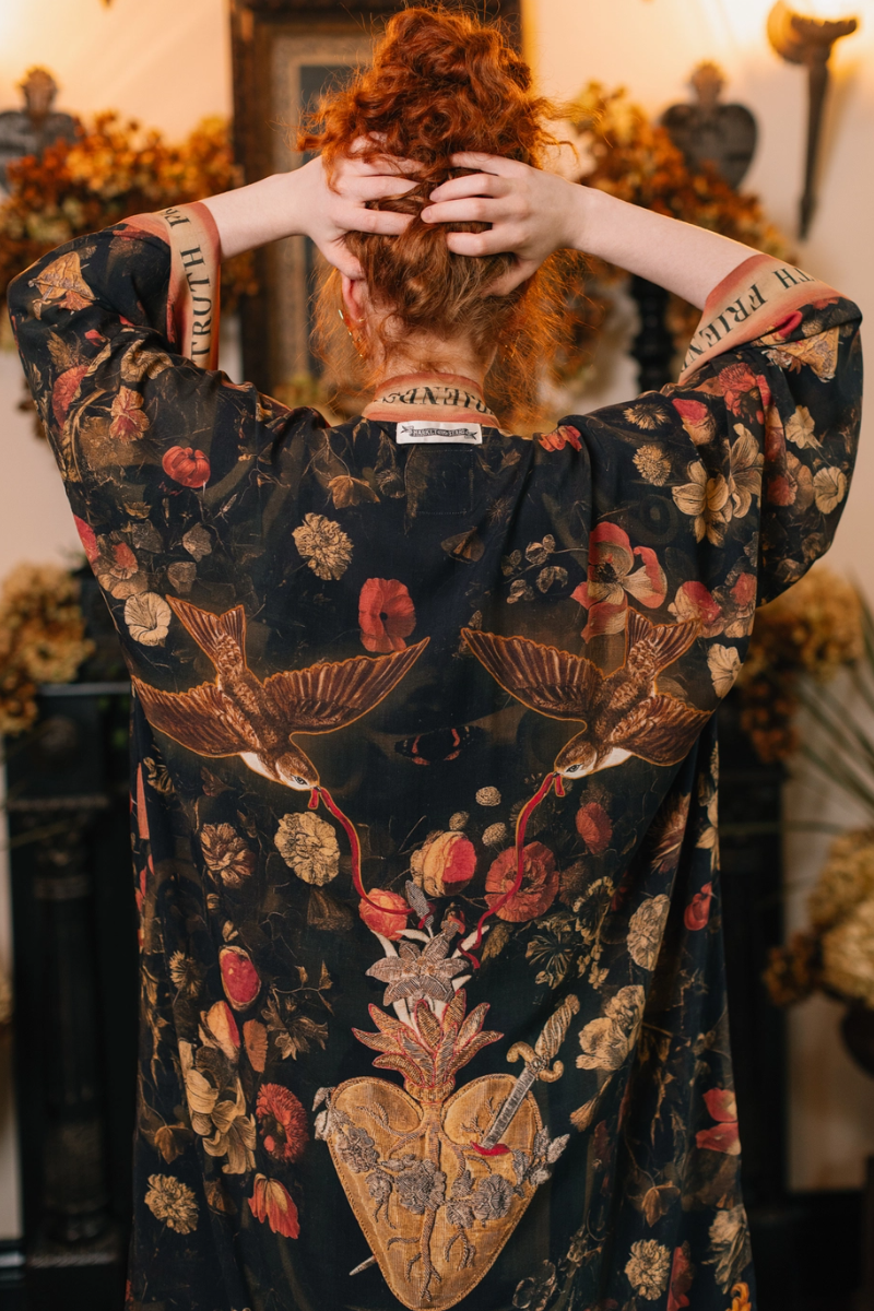 •HEART OF GOLD• duster style bamboo cardigan