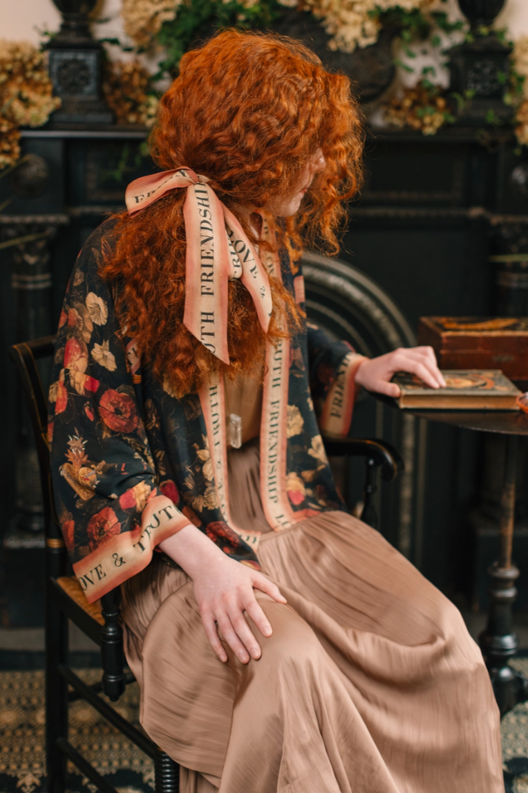 •HEART OF GOLD• cropped bamboo cardigan