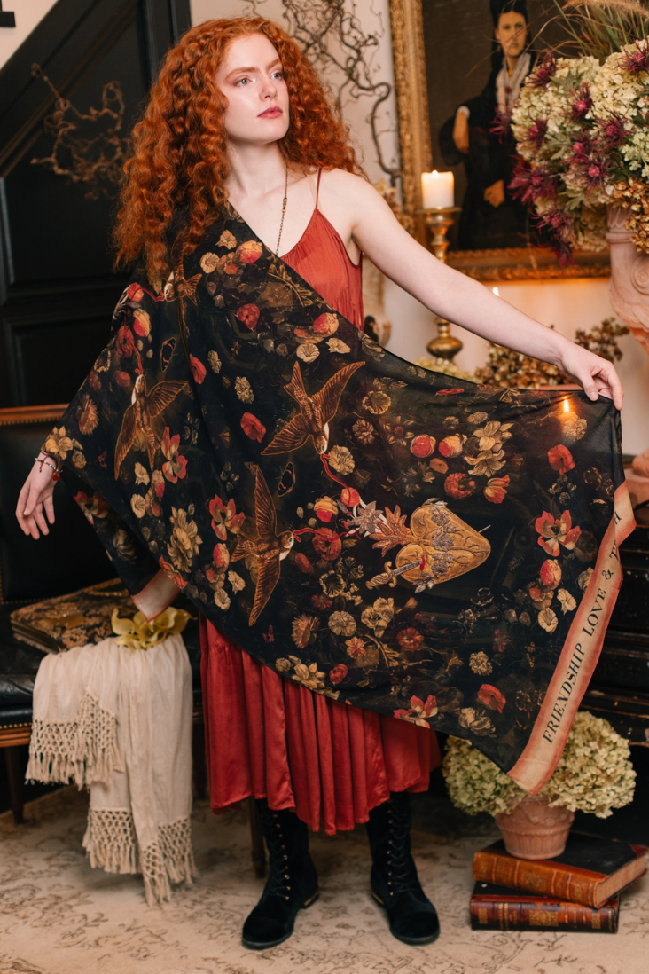 •HEART OF GOLD• bamboo scarf