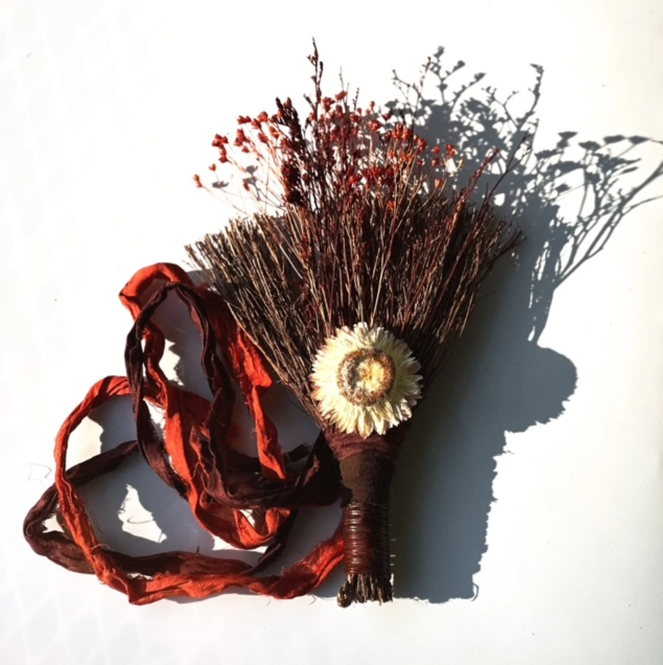 •FALL HARVEST• witchy besom broom