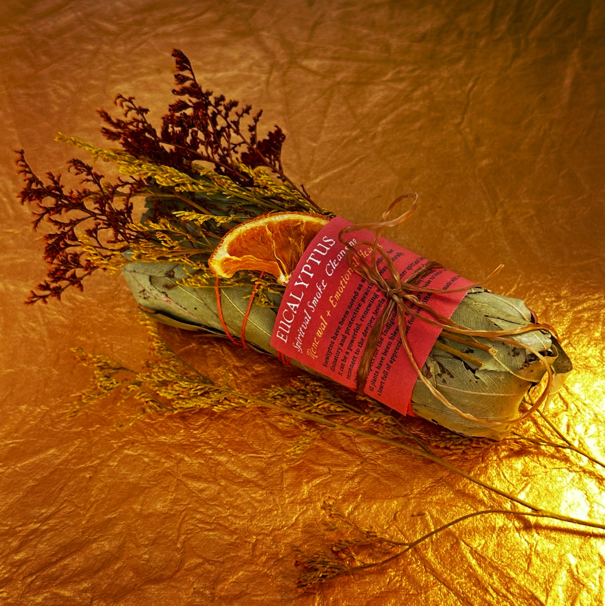 •EUCALYPTUS + CITRUS• smoke cleansing bundle