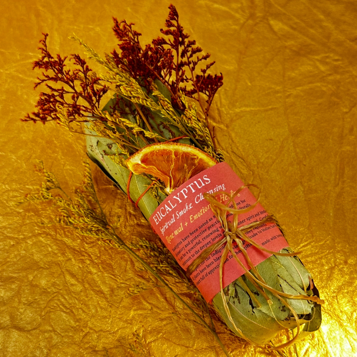 •EUCALYPTUS + CITRUS• smoke cleansing bundle