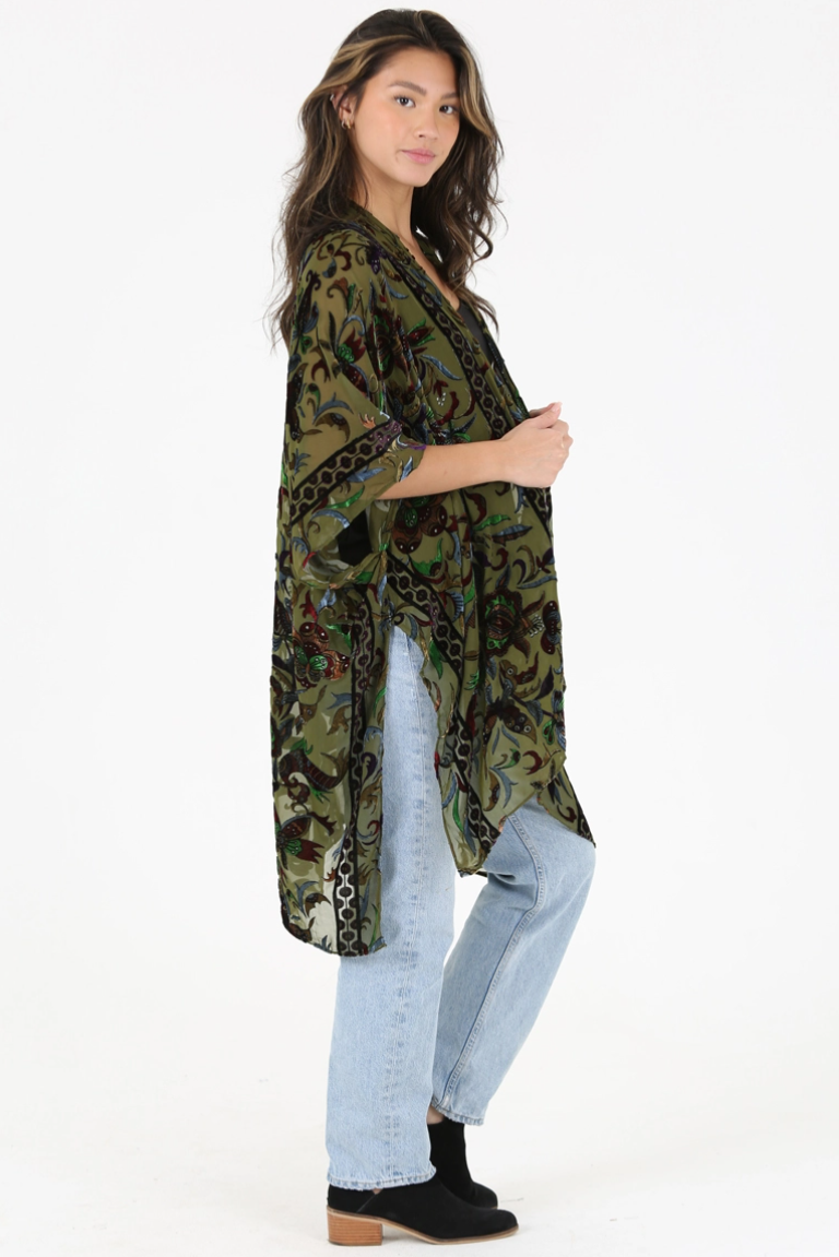 •BILTMORE• velvet burnout cardi