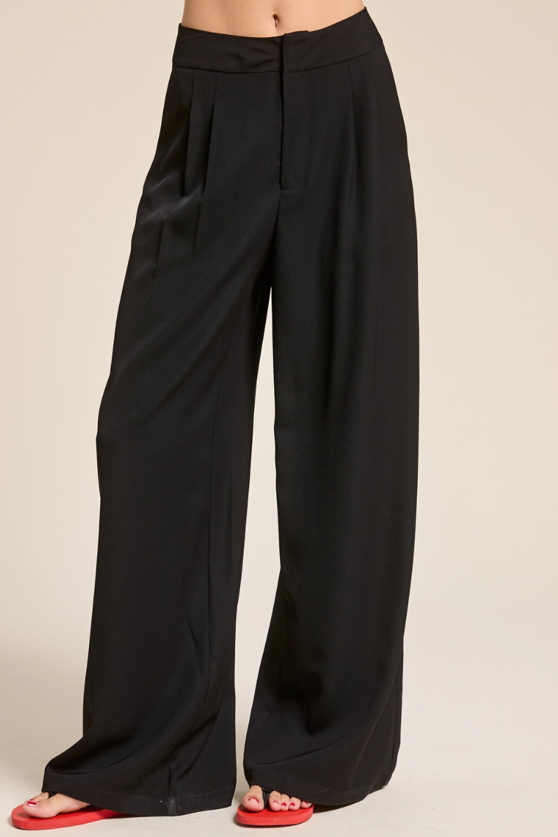 •BROOKE• pleated wide leg pants