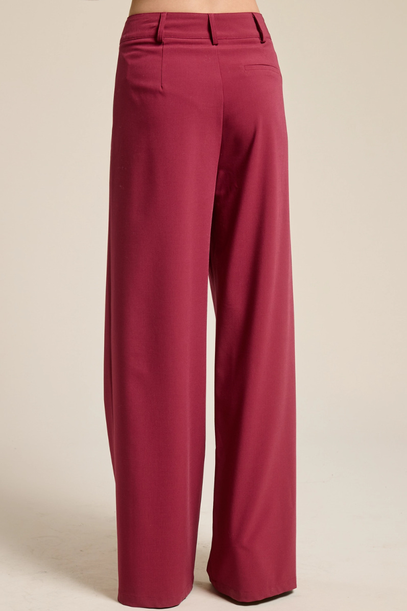 •BERNADETTE• pleated wide leg pants