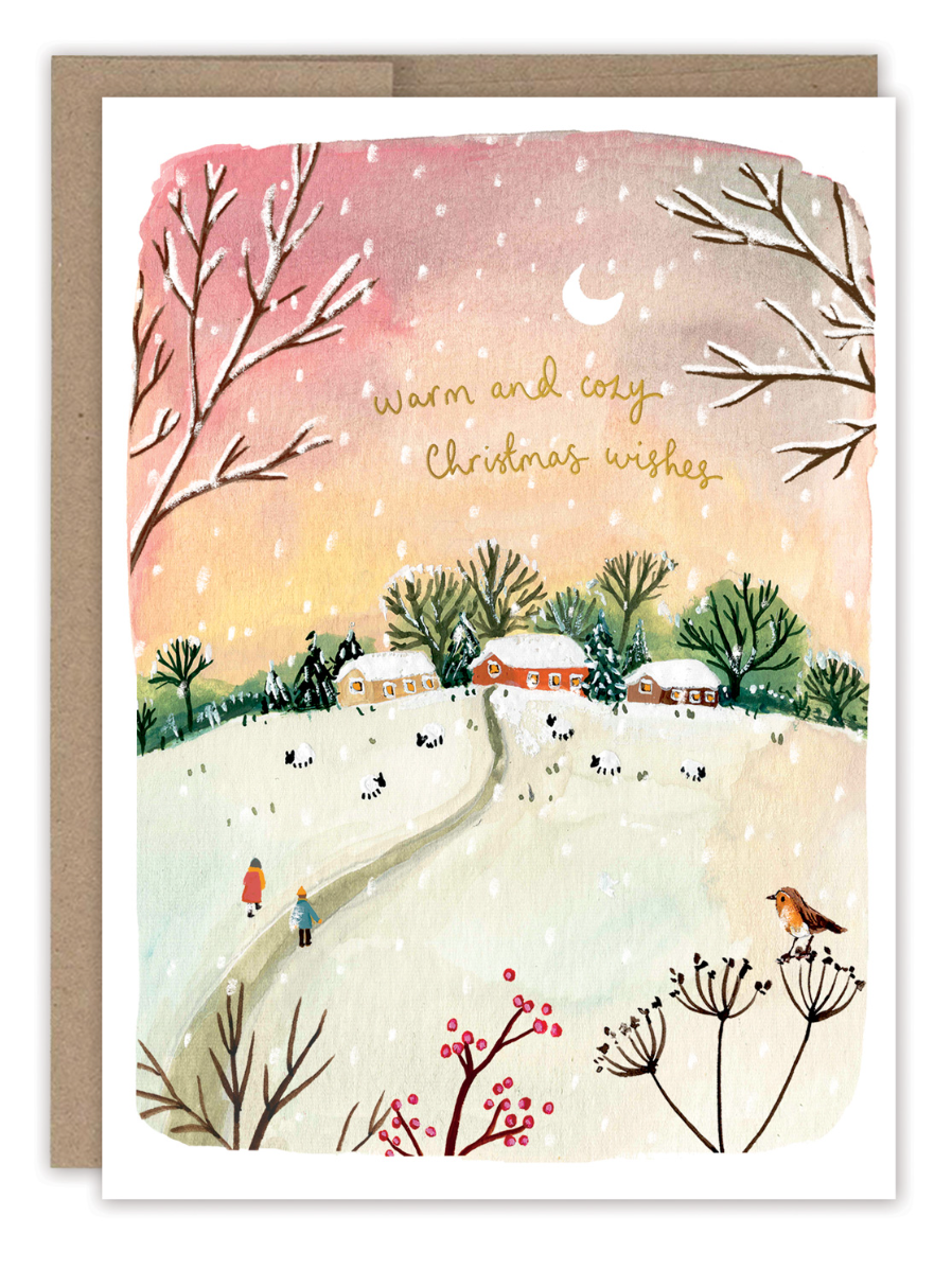 •SNOW COZY• holiday card