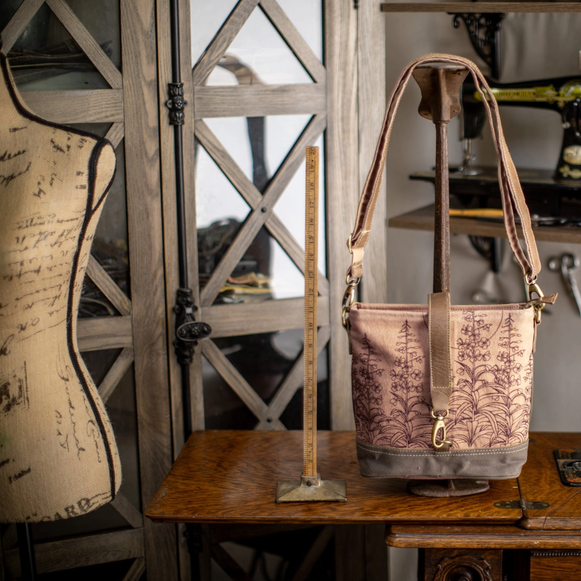 •FIREWEED• recycled canvas medium sling