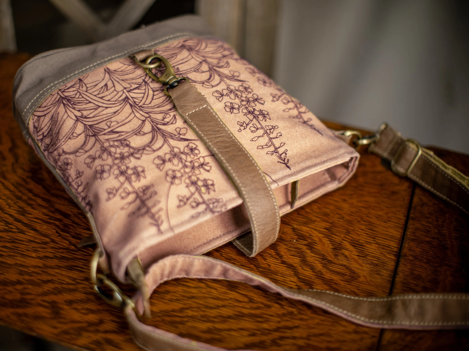 •FIREWEED• recycled canvas medium sling