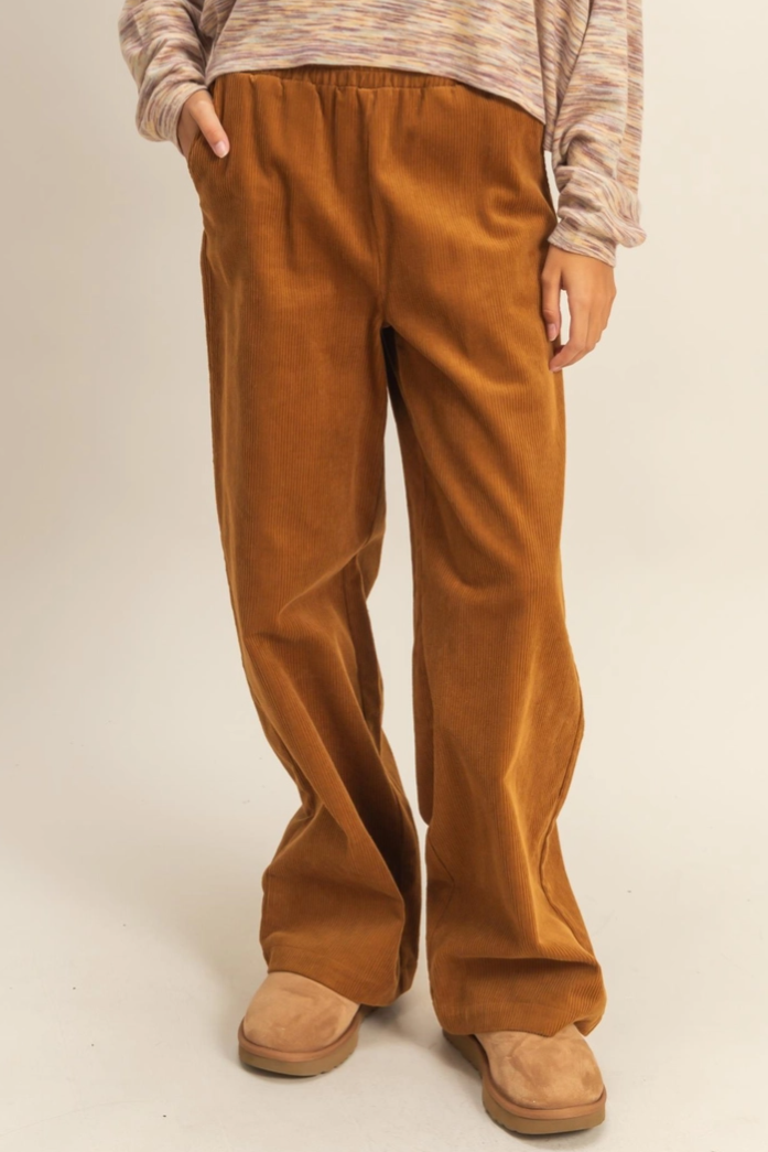 •ROBERTA• relaxed fit cotton corduroy pants