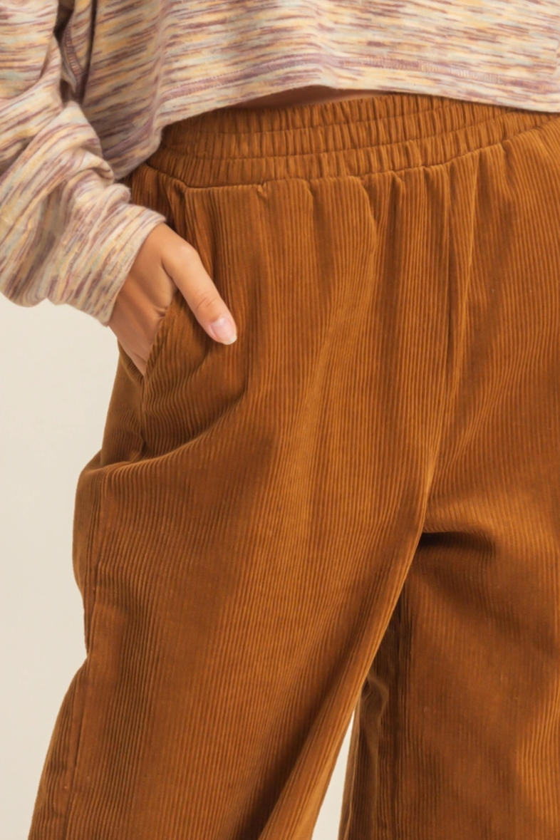 •ROBERTA• relaxed fit cotton corduroy pants