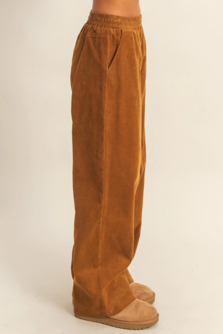 •ROBERTA• relaxed fit cotton corduroy pants