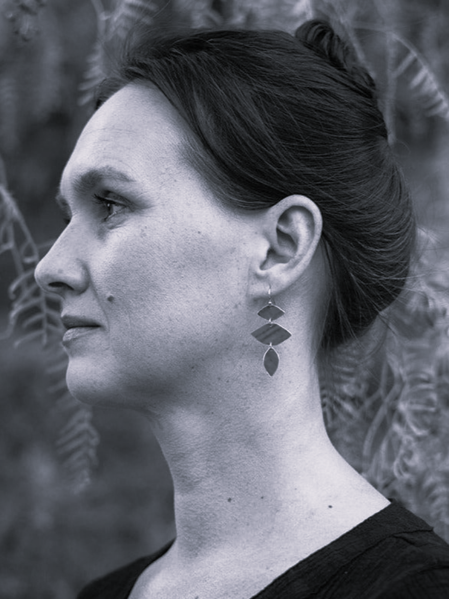 •MAVIS• patina gold dangle earrings
