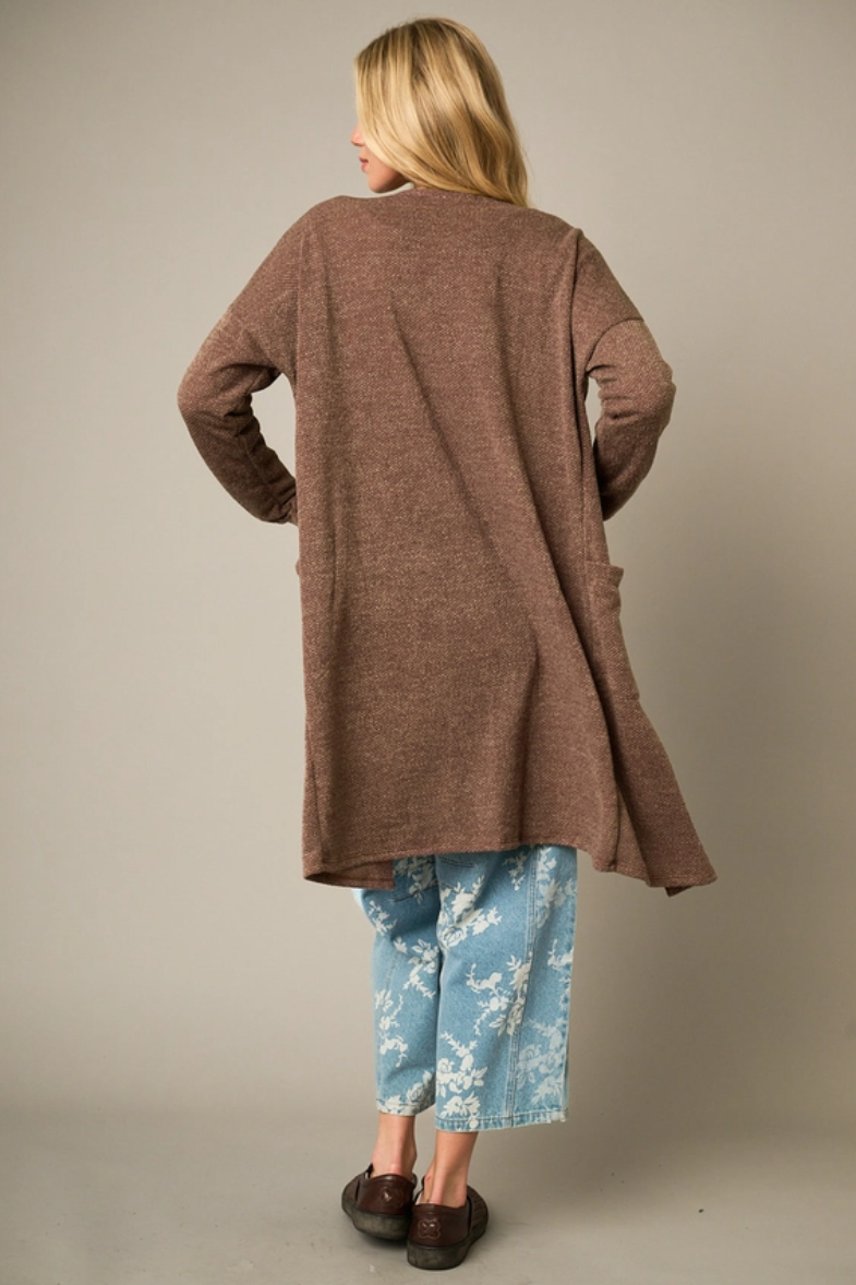 •ROCHELLE• waffle knit cardigan