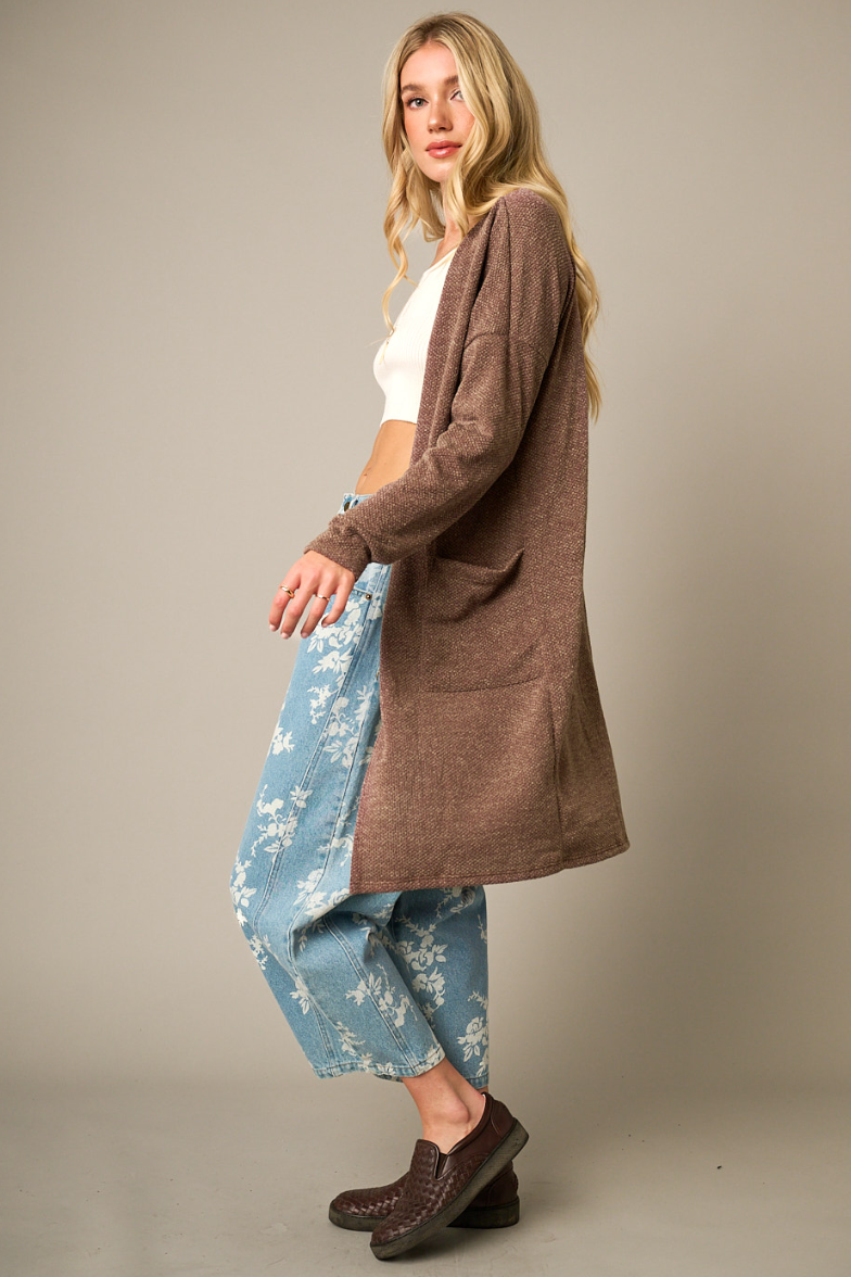 •ROCHELLE• waffle knit cardigan