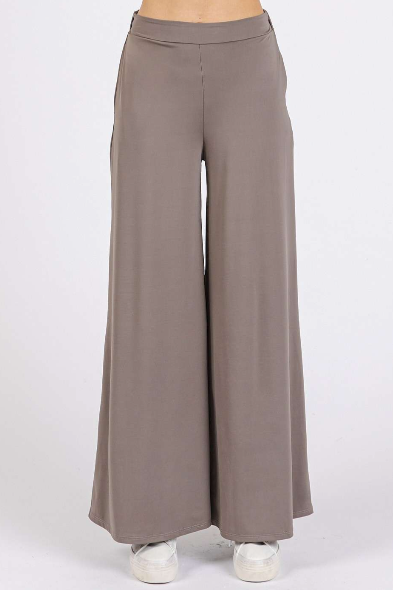 •FLOW• wide leg soft knit pants (USA)