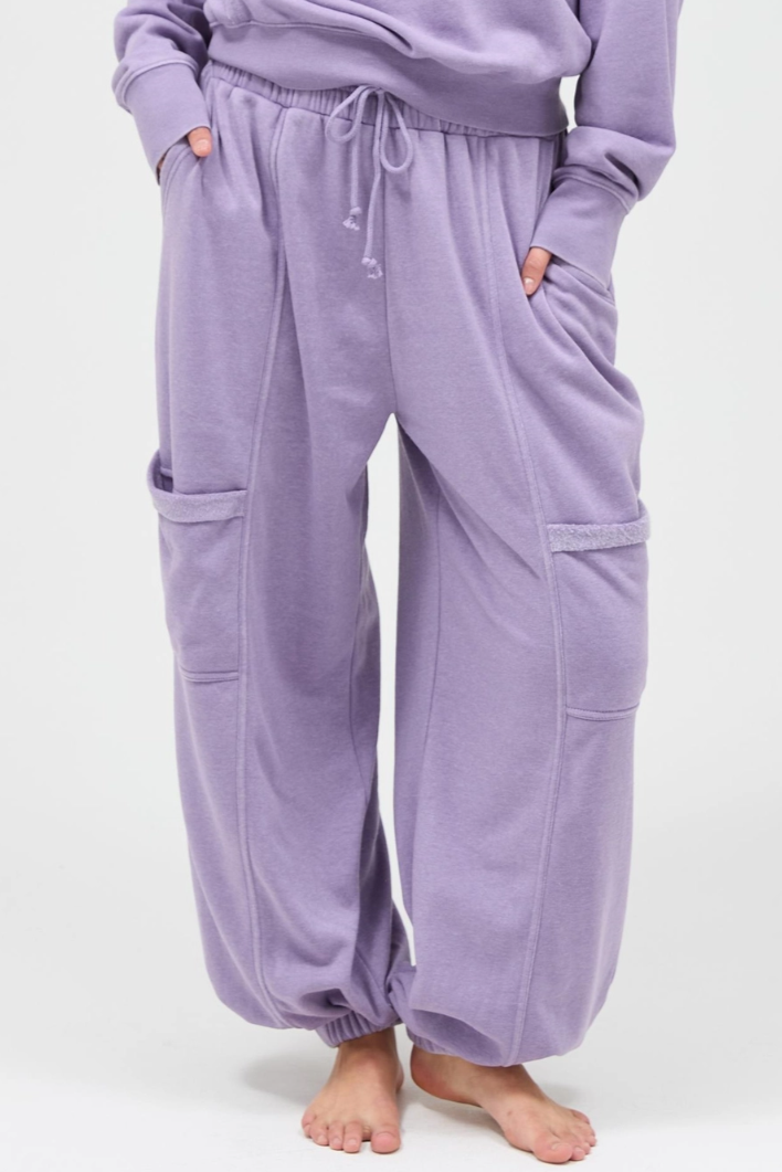 •CHARLI• french terry cargo pants