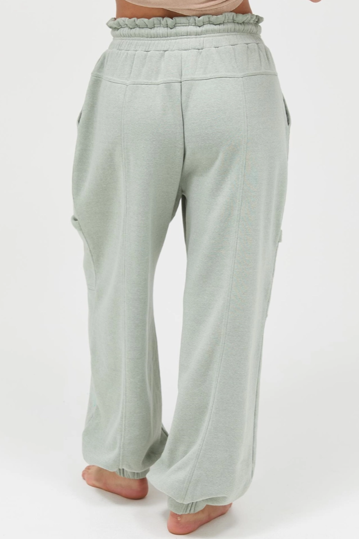 •CHARLI• french terry cargo pants