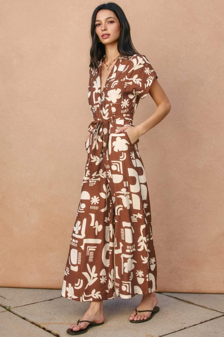 •KAHLO• collared jumpsuit