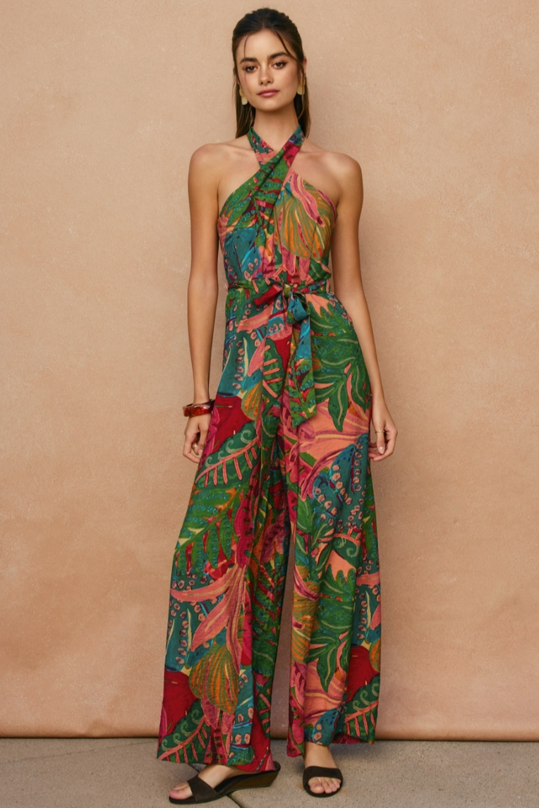 •LANAI• halter neck jumpsuit