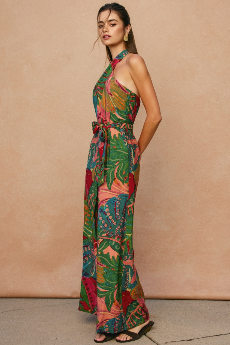 •LANAI• halter neck jumpsuit