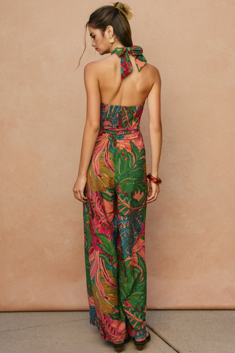 •LANAI• halter neck jumpsuit
