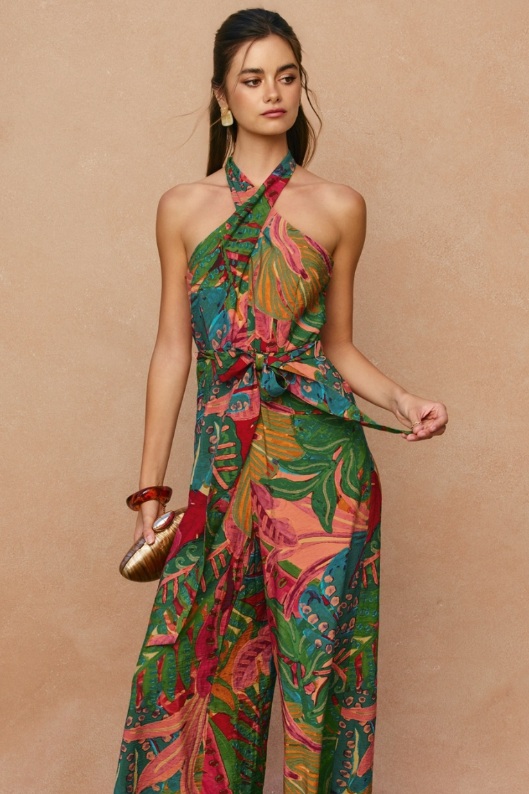•LANAI• halter neck jumpsuit