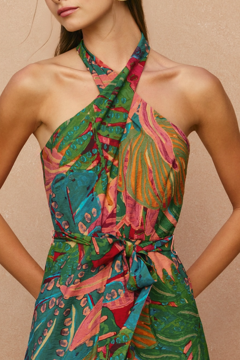 •LANAI• halter neck jumpsuit